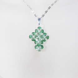 Pendant 40cm - Viridiana-Silver Chain - Pendant 40cm - Laiton argenté